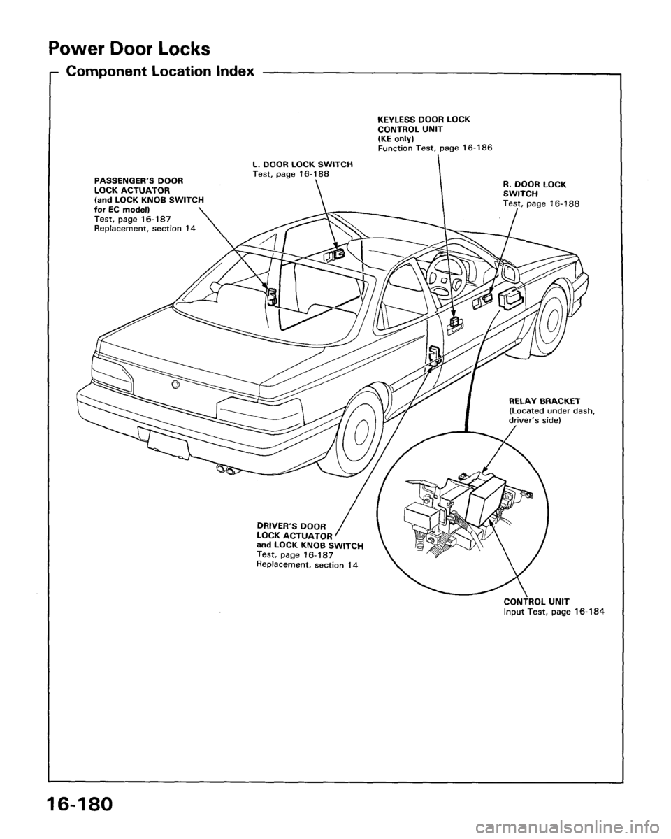 ACURA LEGEND 1998  Service Repair Manual 