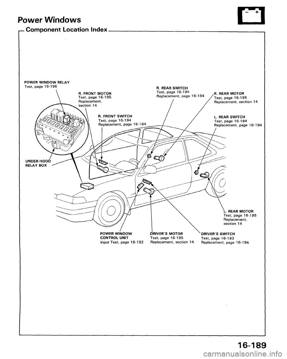 ACURA LEGEND 1988  Service Repair Manual 