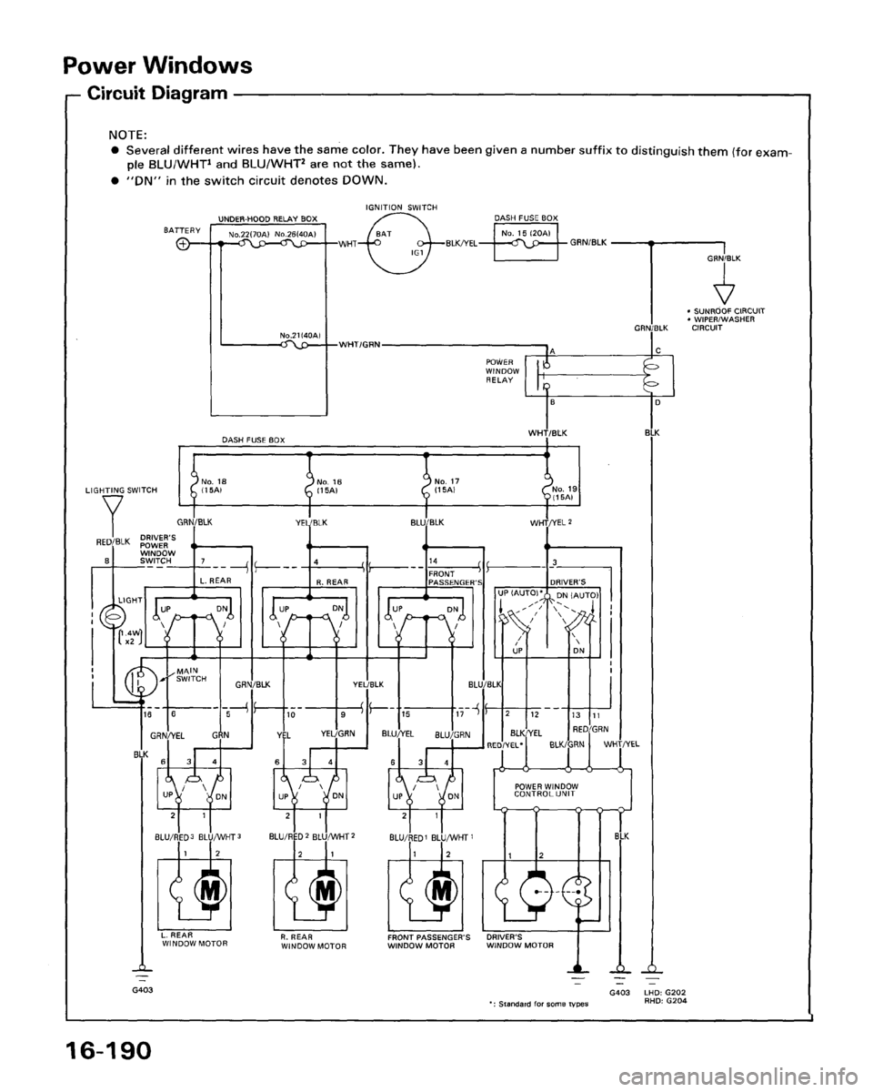 ACURA LEGEND 1988  Service Repair Manual 