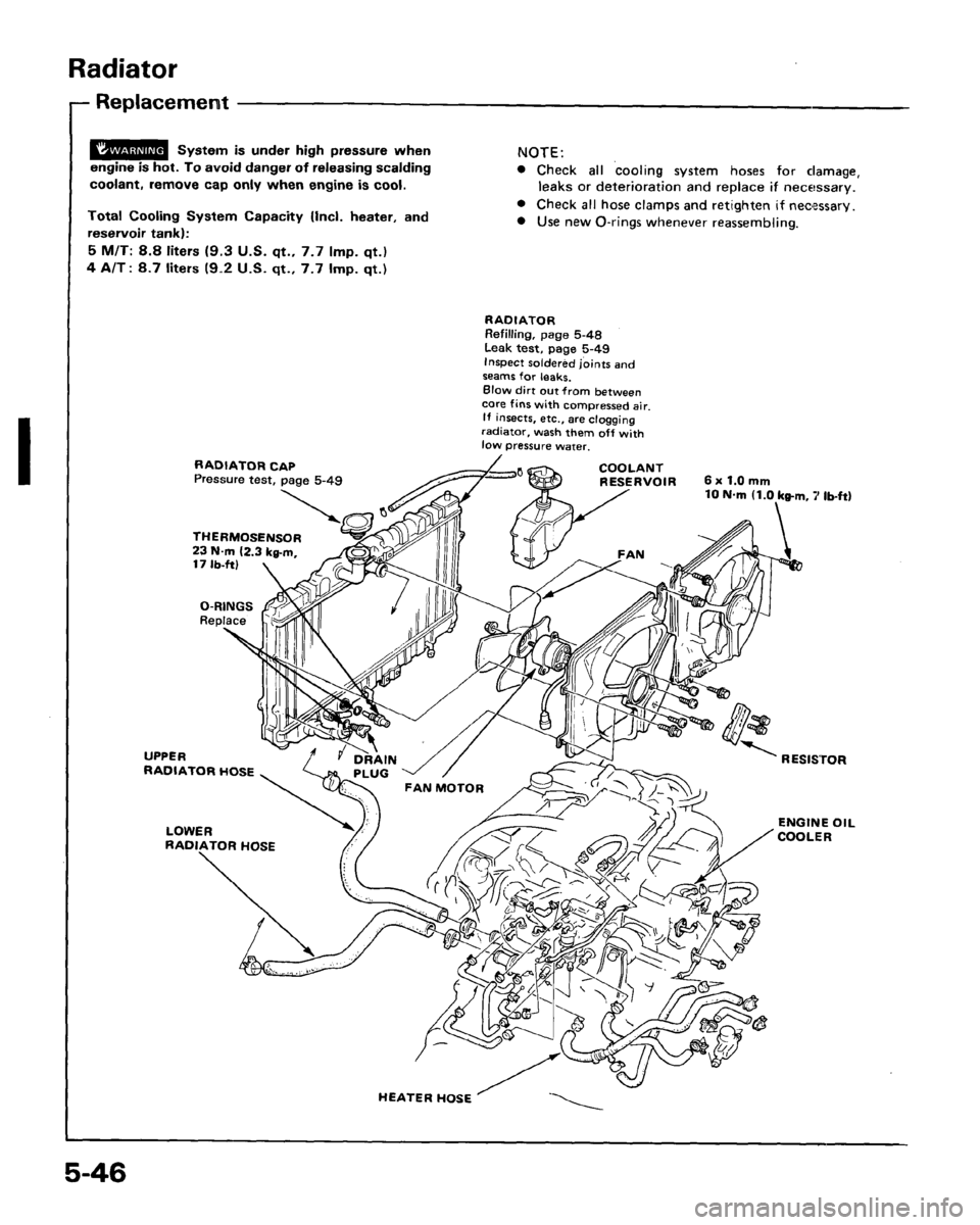 ACURA LEGEND 1988  Service Repair Manual 