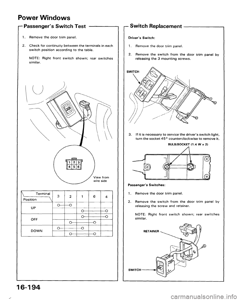 ACURA LEGEND 1998  Service Repair Manual 