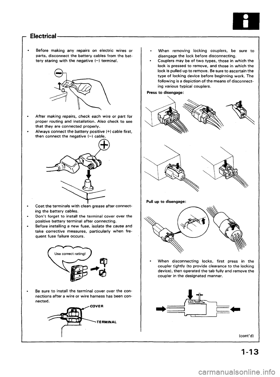 ACURA LEGEND 1988  Service Repair Manual 
