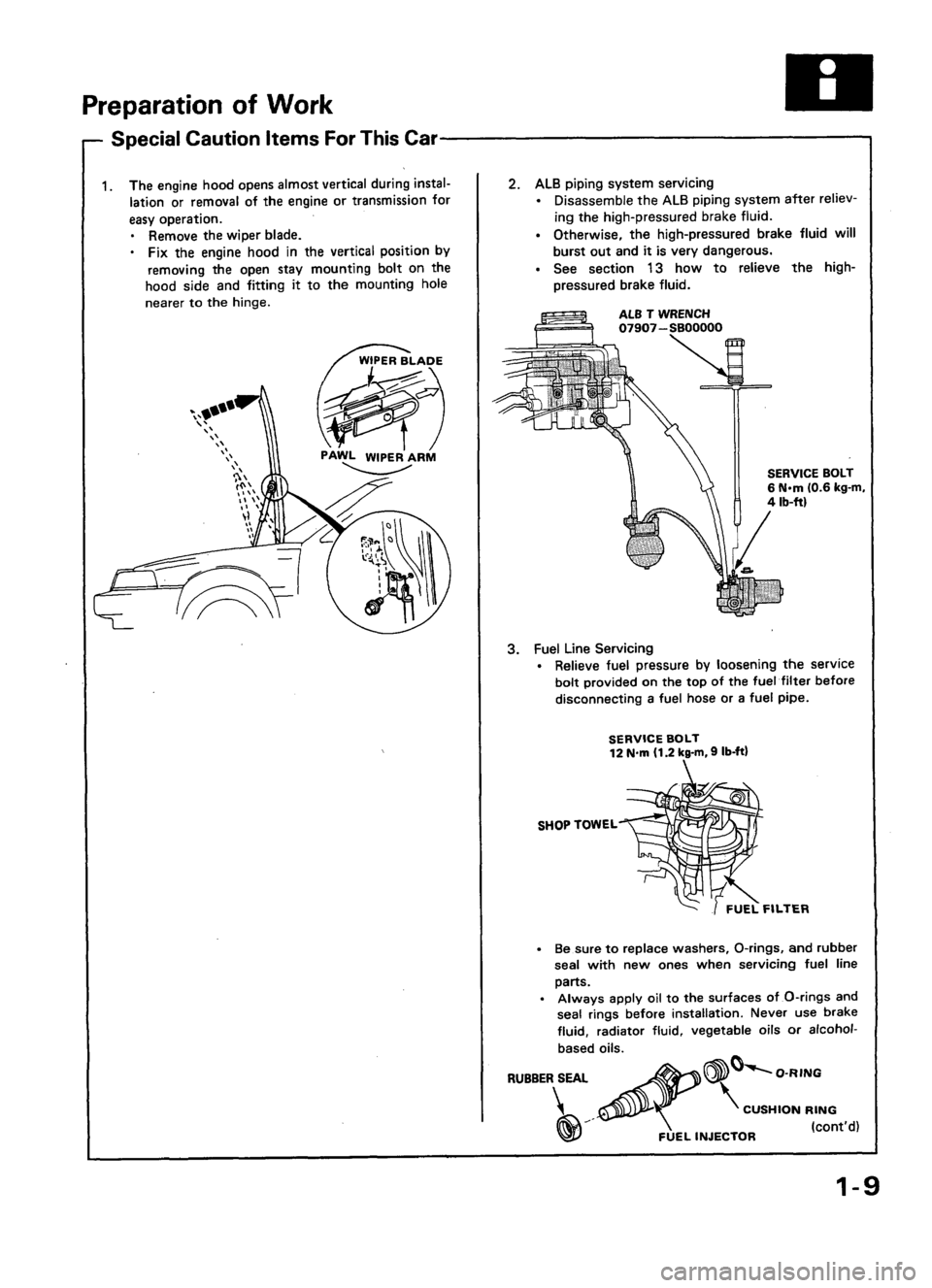ACURA LEGEND 1998  Service Repair Manual 