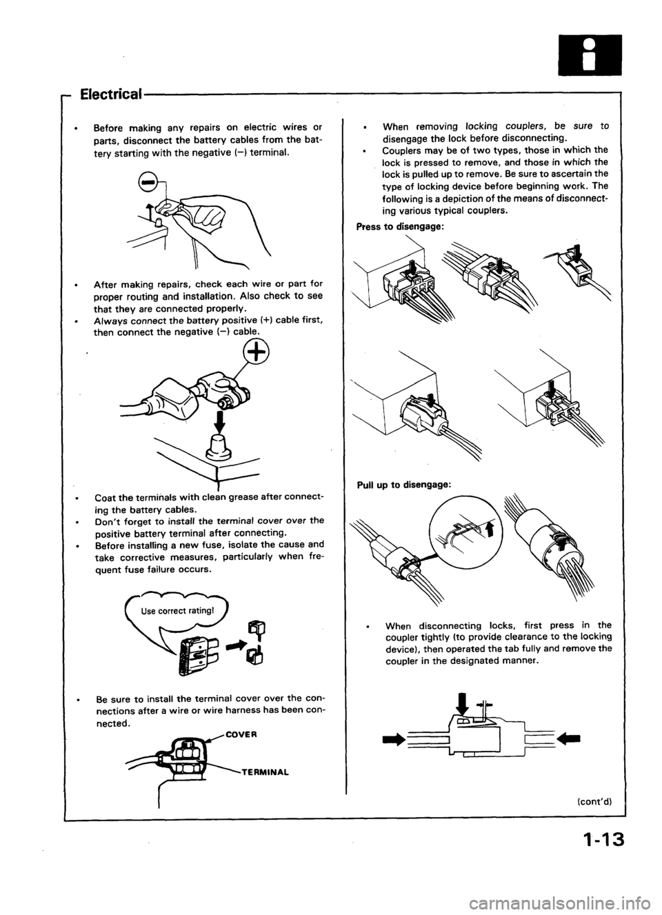 ACURA LEGEND 1998  Service Repair Manual 