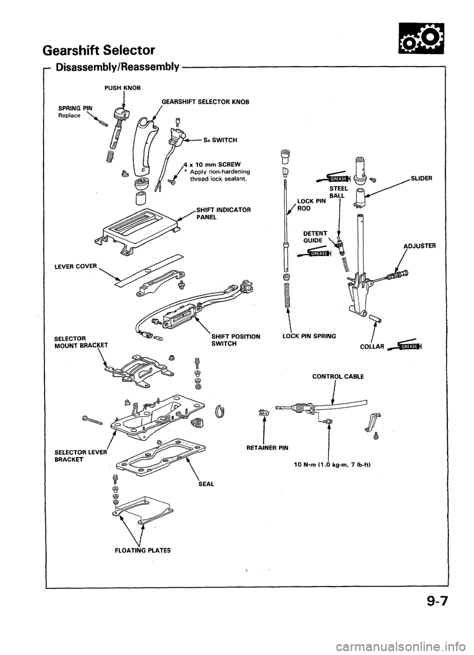 ACURA LEGEND 1998  Service Repair Manual 