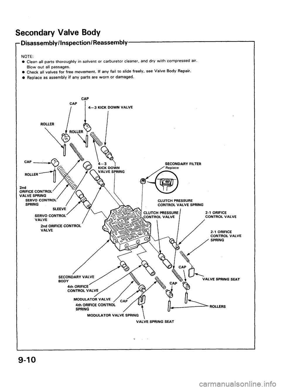 ACURA LEGEND 1988  Service Repair Manual 