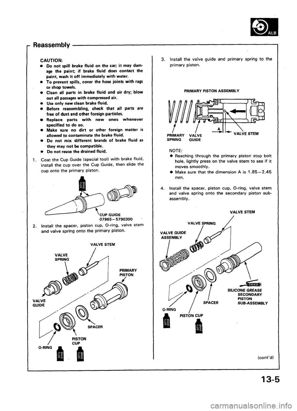 ACURA LEGEND 1998  Service Repair Manual 