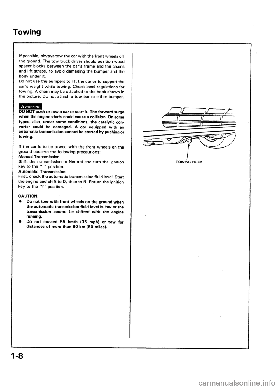 ACURA LEGEND 1988  Service Repair Manual 