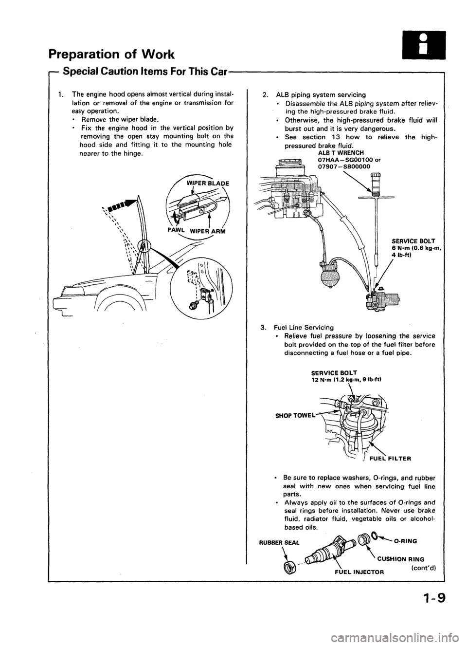 ACURA LEGEND 1998  Service Repair Manual 