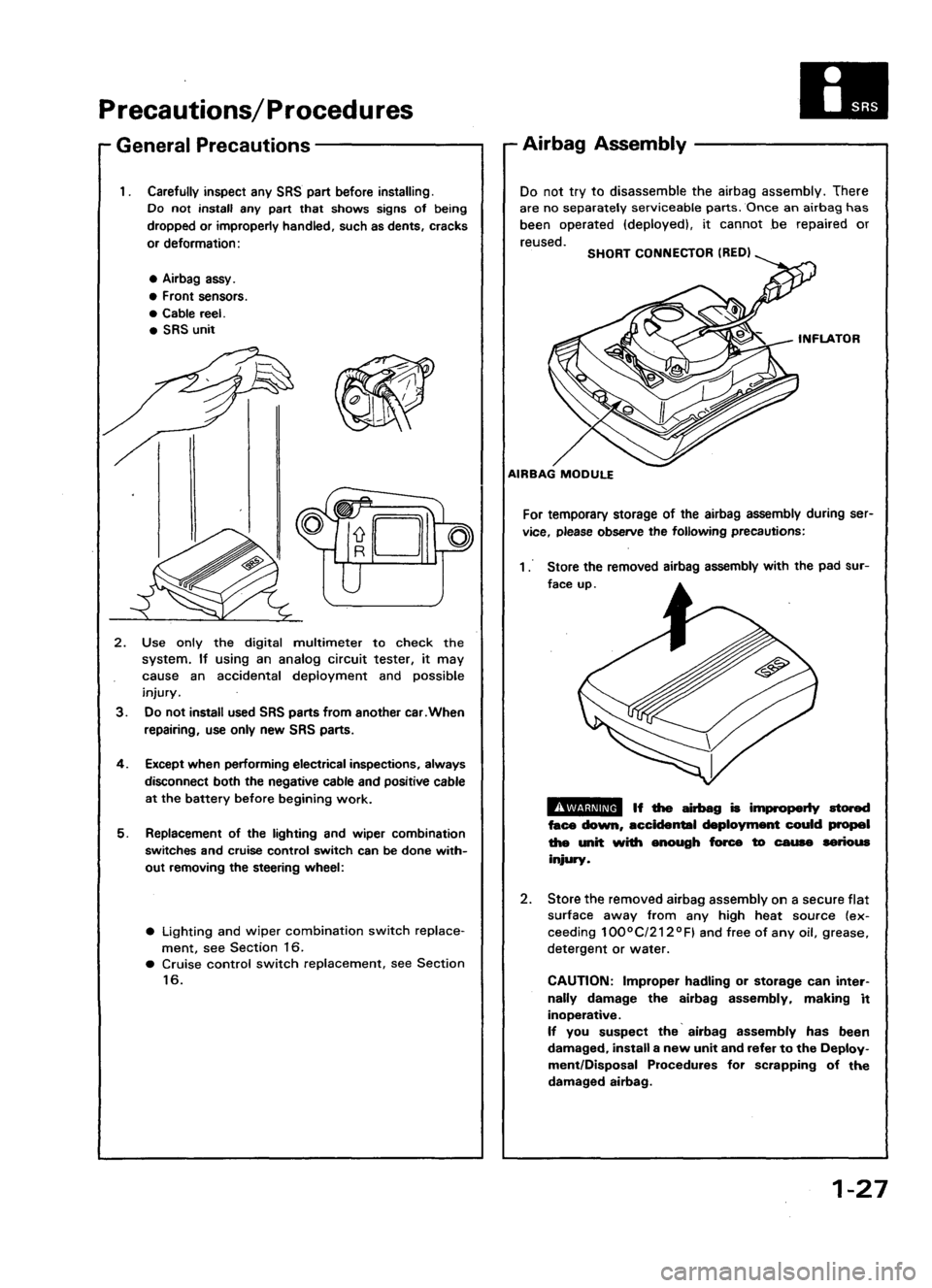 ACURA LEGEND 1998  Service Repair Manual 