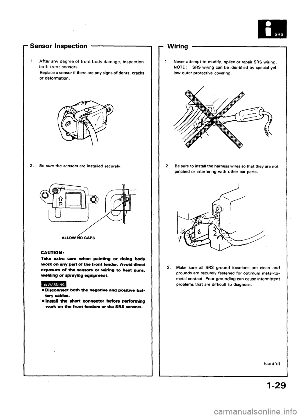 ACURA LEGEND 1998  Service Repair Manual 