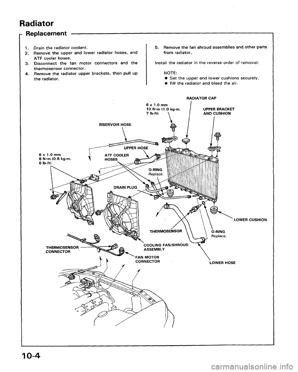 ACURA LEGEND 1991  Service Repair Manual 