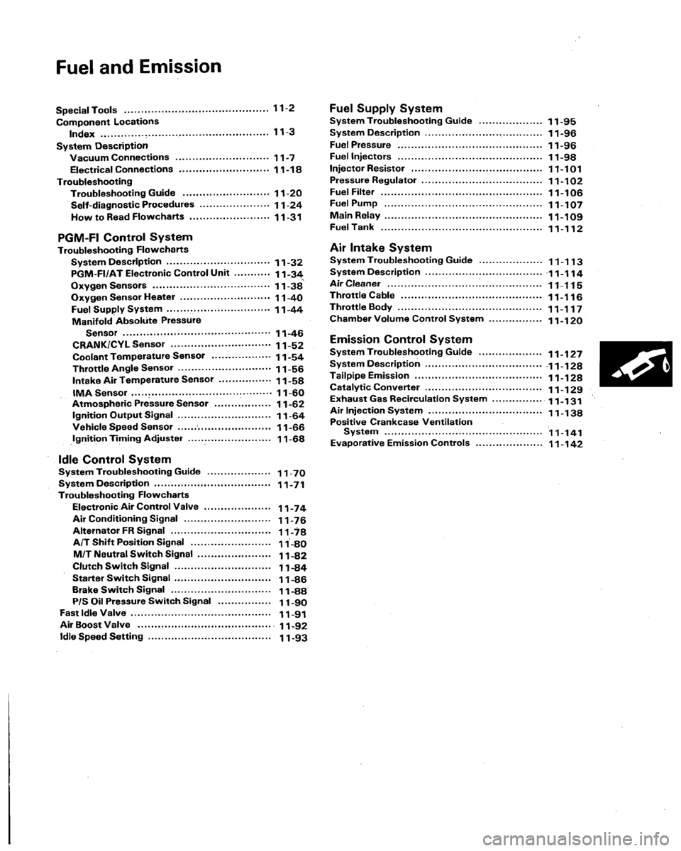 ACURA LEGEND 1991  Service Repair Manual 