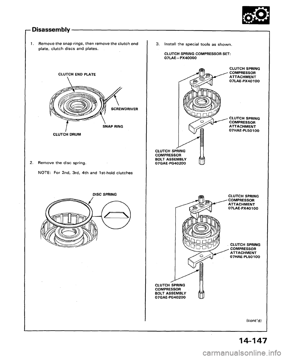 ACURA LEGEND 1991  Service Repair Manual 