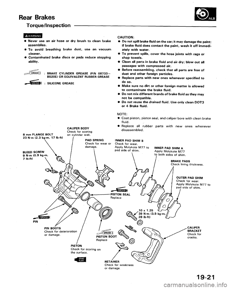 ACURA LEGEND 1991  Service Repair Manual 