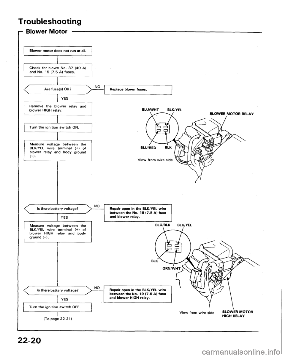 ACURA LEGEND 1991  Service Repair Manual 