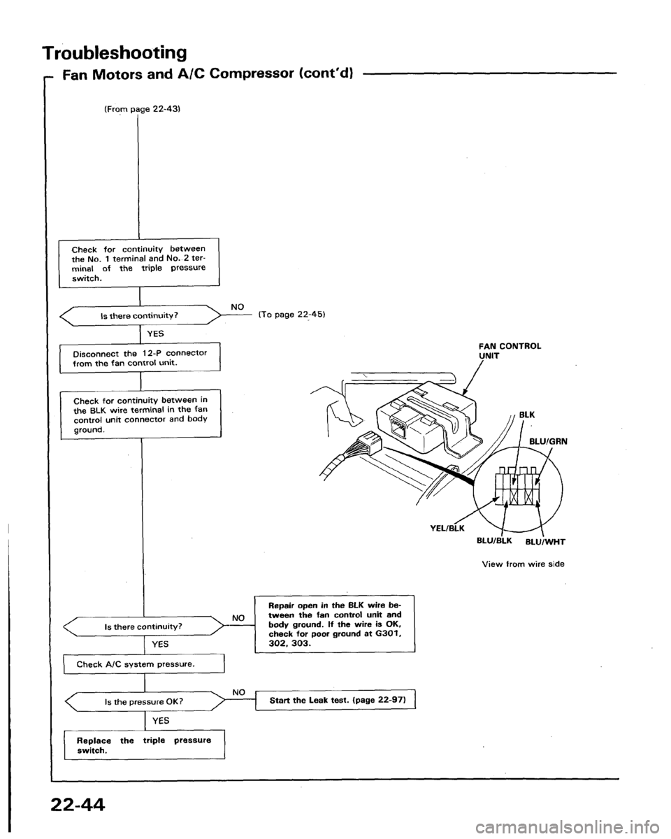 ACURA LEGEND 1991  Service Repair Manual 