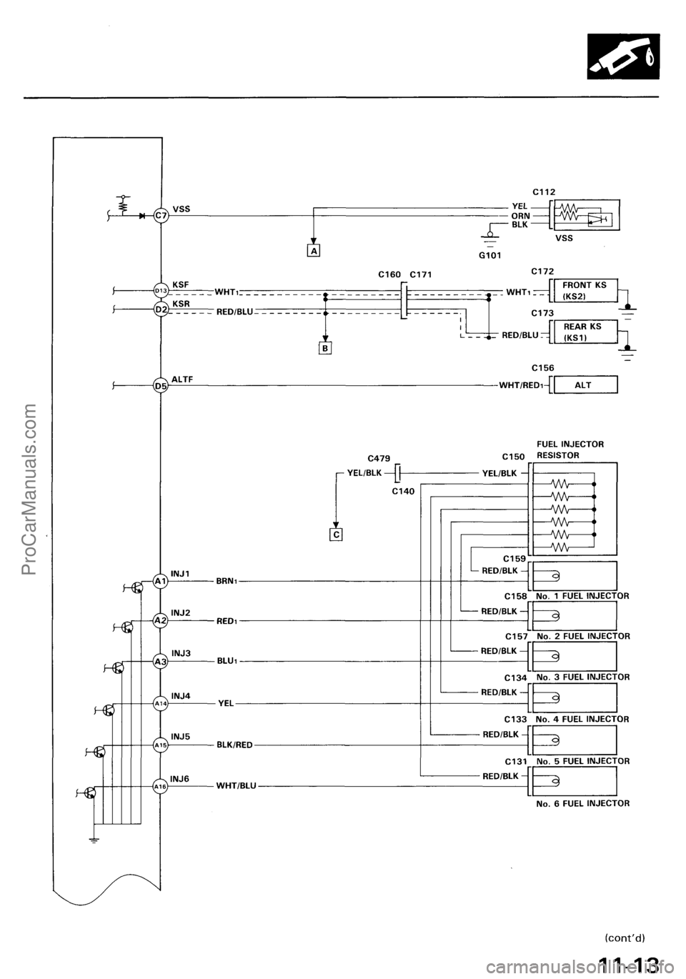 ACURA NSX 1991  Service Repair Manual ProCarManuals.com 