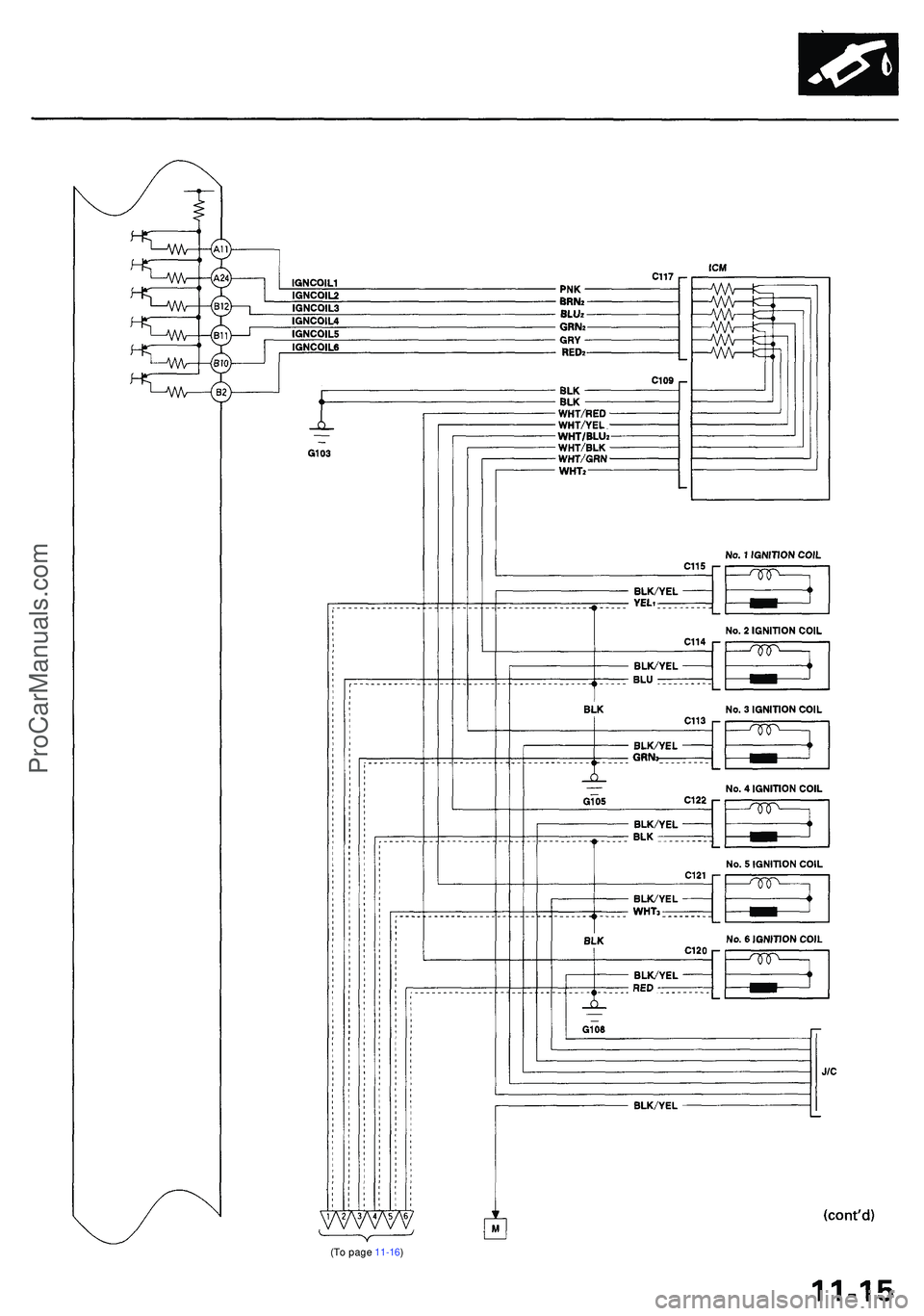 ACURA NSX 1997  Service Repair Manual (To page 11-16)
ProCarManuals.com 