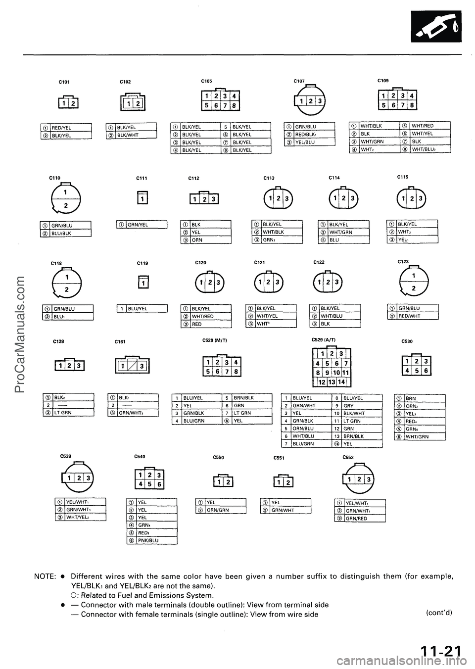 ACURA NSX 1997  Service Repair Manual ProCarManuals.com 