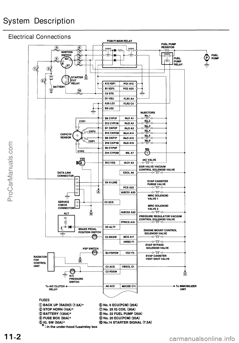 ACURA RL KA9 1996  Service Repair Manual 
System Description

Electrical ConnectionsProCarManuals.com 