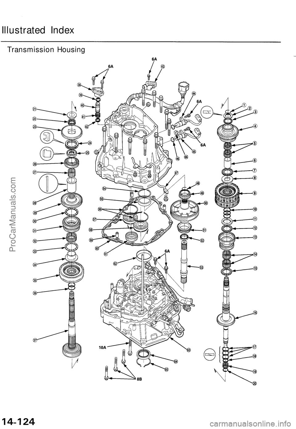 ACURA TL 1995  Service Repair Manual 
Illustrated Index

Transmission HousingProCarManuals.com 