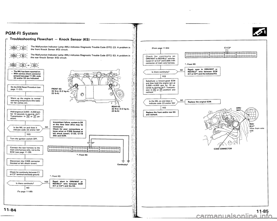 ACURA VIGOR 1993  Service Repair Manual 