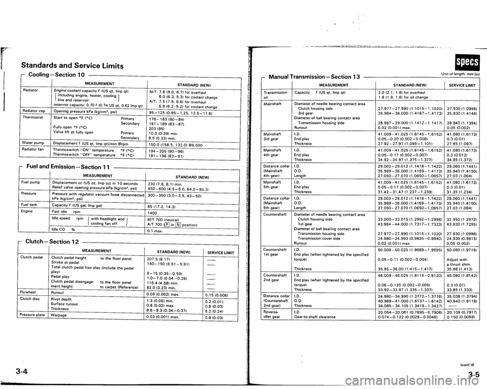 ACURA VIGOR 1993  Service Repair Manual 