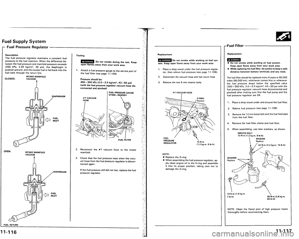 ACURA VIGOR 1993  Service Repair Manual 