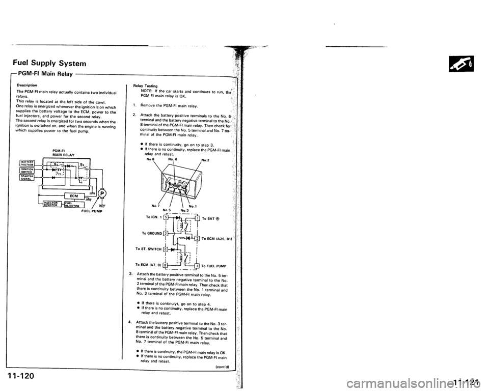 ACURA VIGOR 1993  Service Repair Manual 