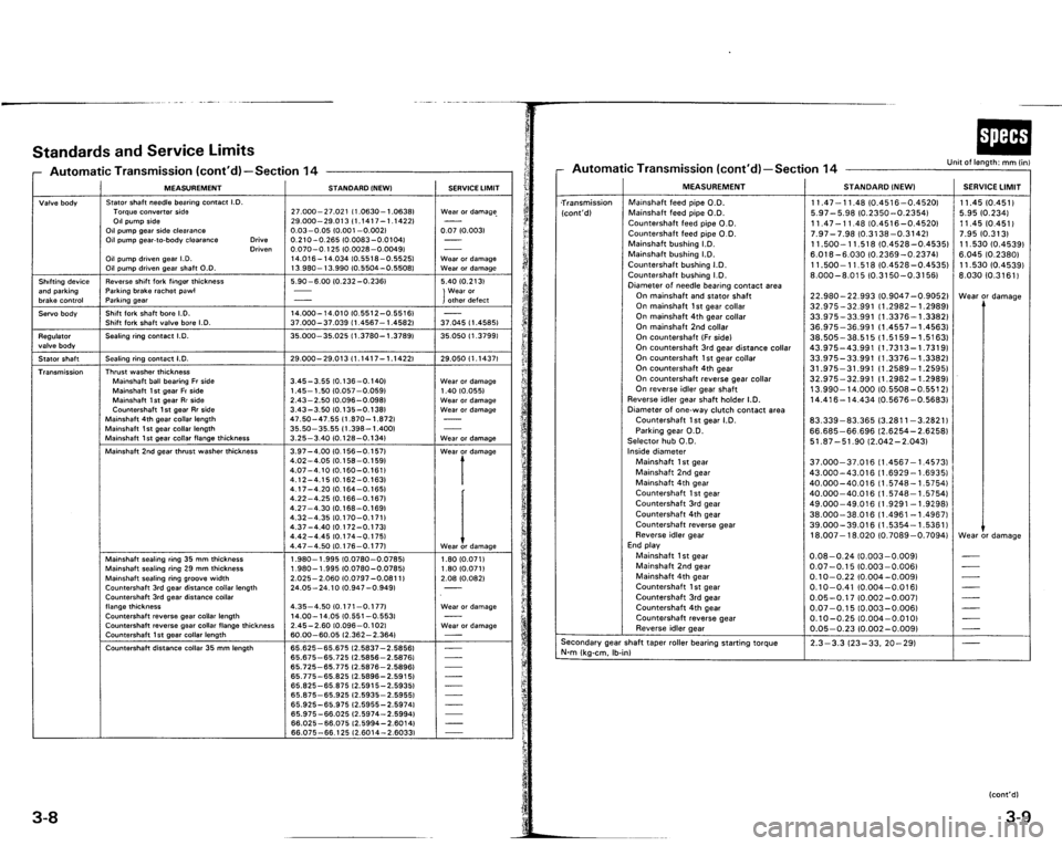 ACURA VIGOR 1993  Service Repair Manual 