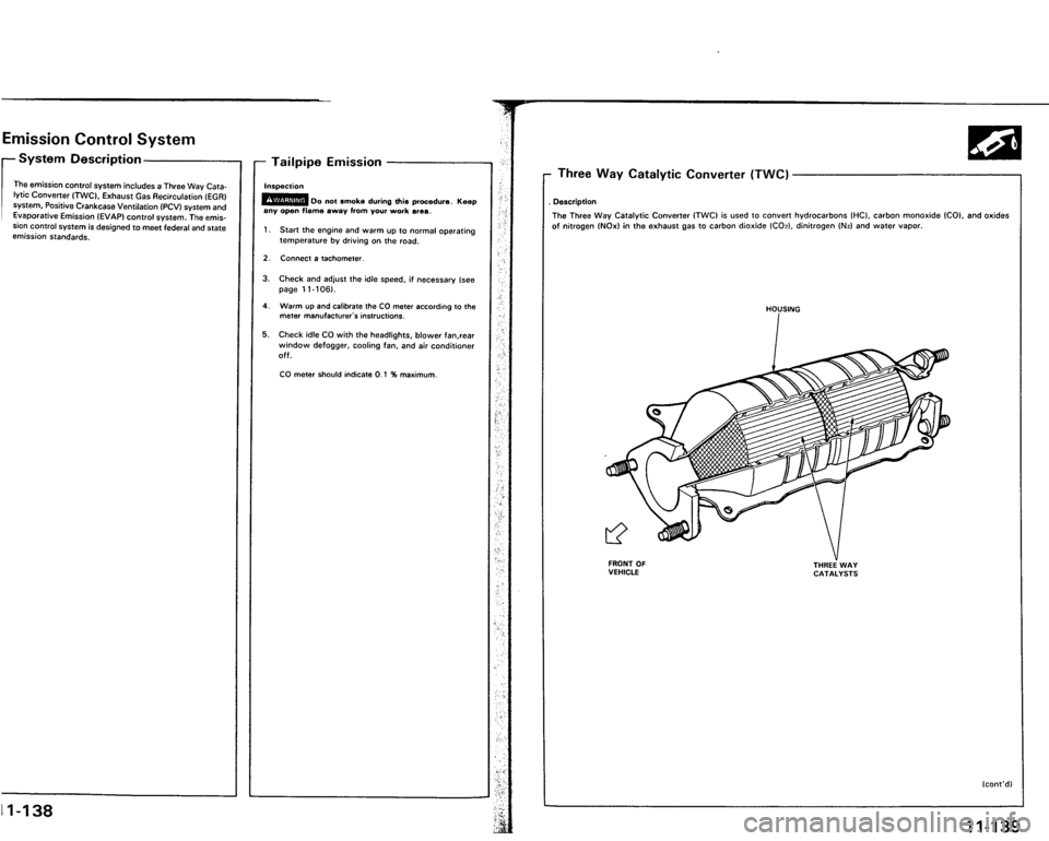 ACURA VIGOR 1993  Service Repair Manual 