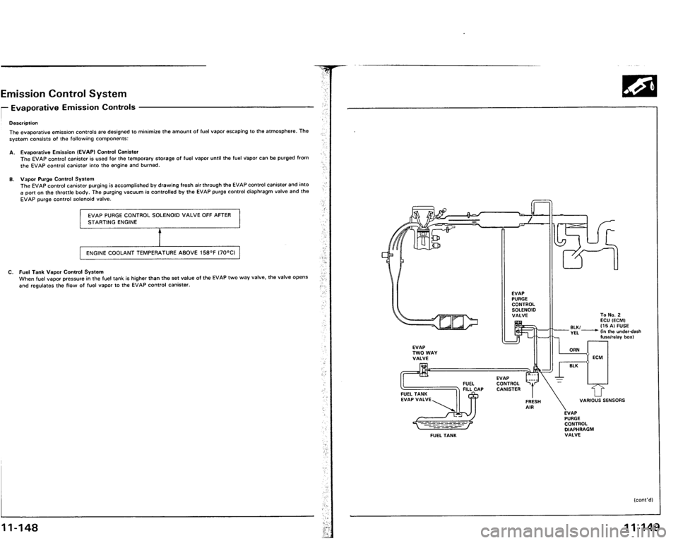 ACURA VIGOR 1993  Service Repair Manual 