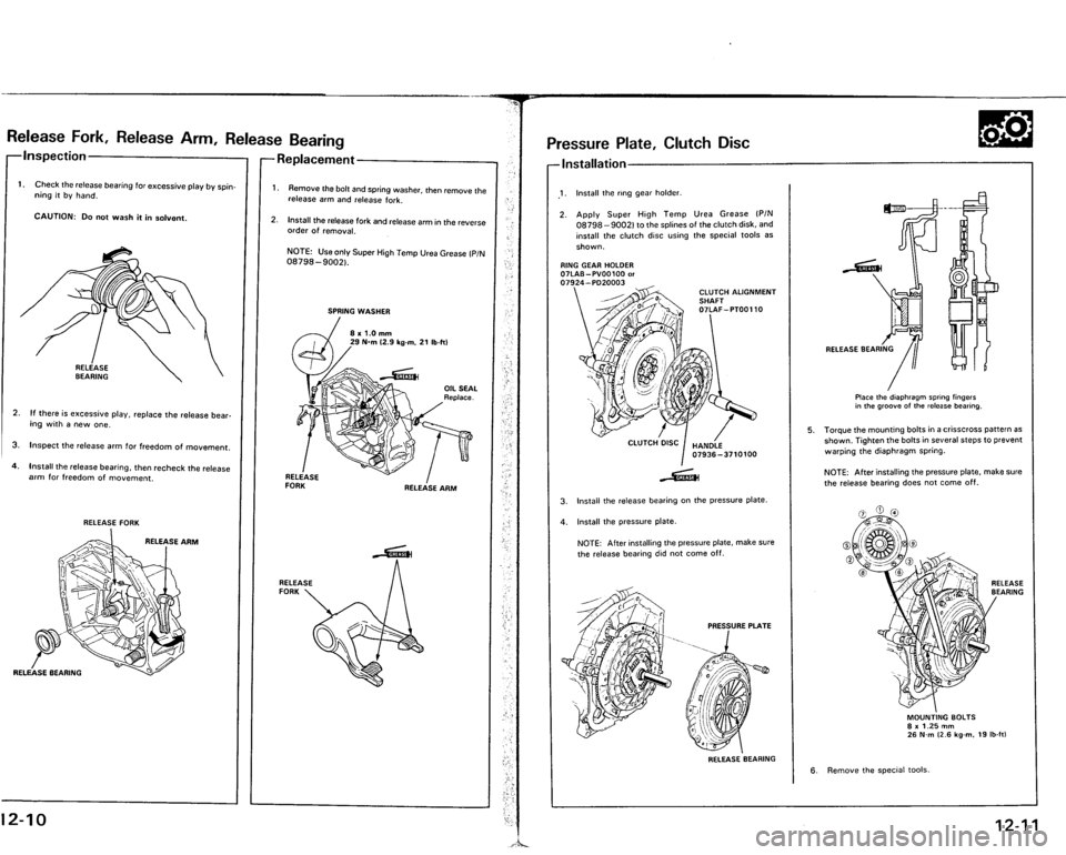 ACURA VIGOR 1993  Service Repair Manual 