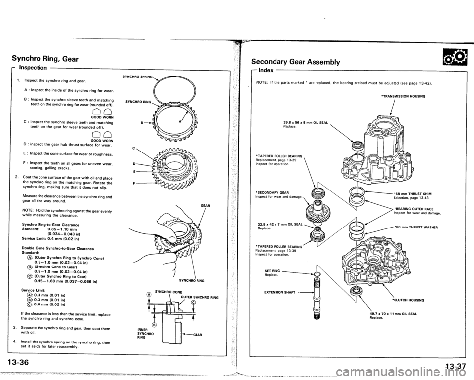 ACURA VIGOR 1993  Service Repair Manual 