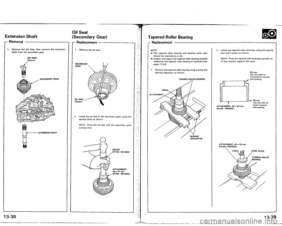ACURA VIGOR 1993  Service Repair Manual 