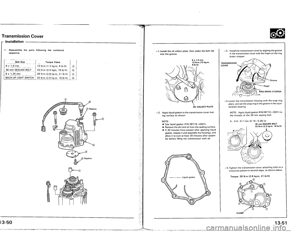 ACURA VIGOR 1993  Service Repair Manual 