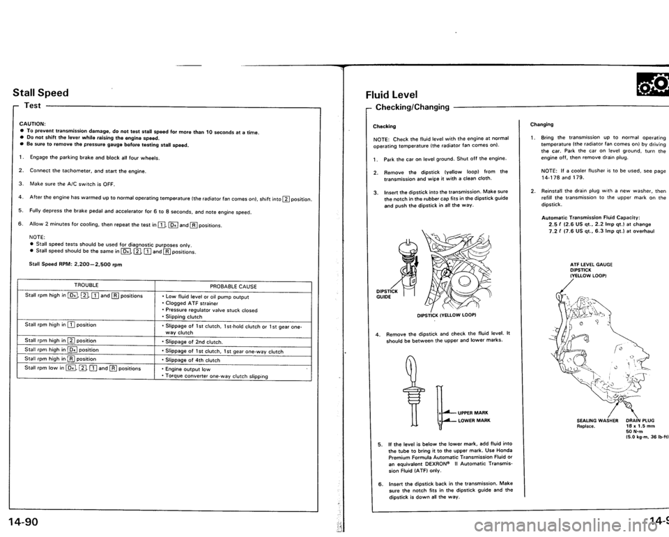 ACURA VIGOR 1993  Service Repair Manual 