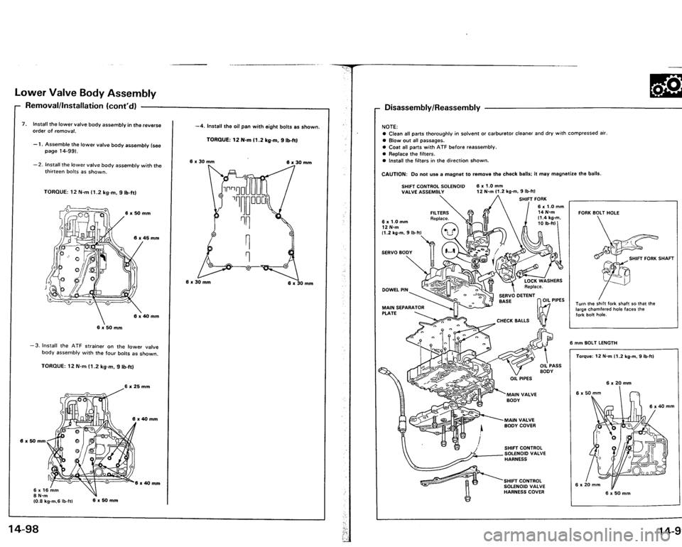 ACURA VIGOR 1993  Service Repair Manual 