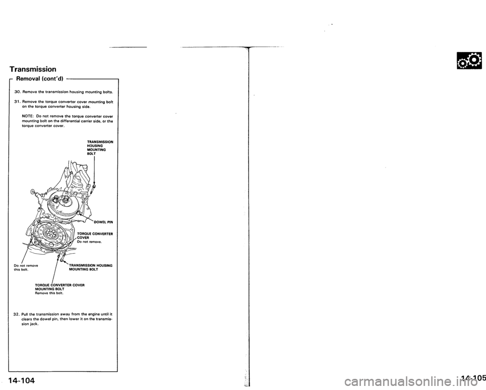 ACURA VIGOR 1993  Service Repair Manual 
