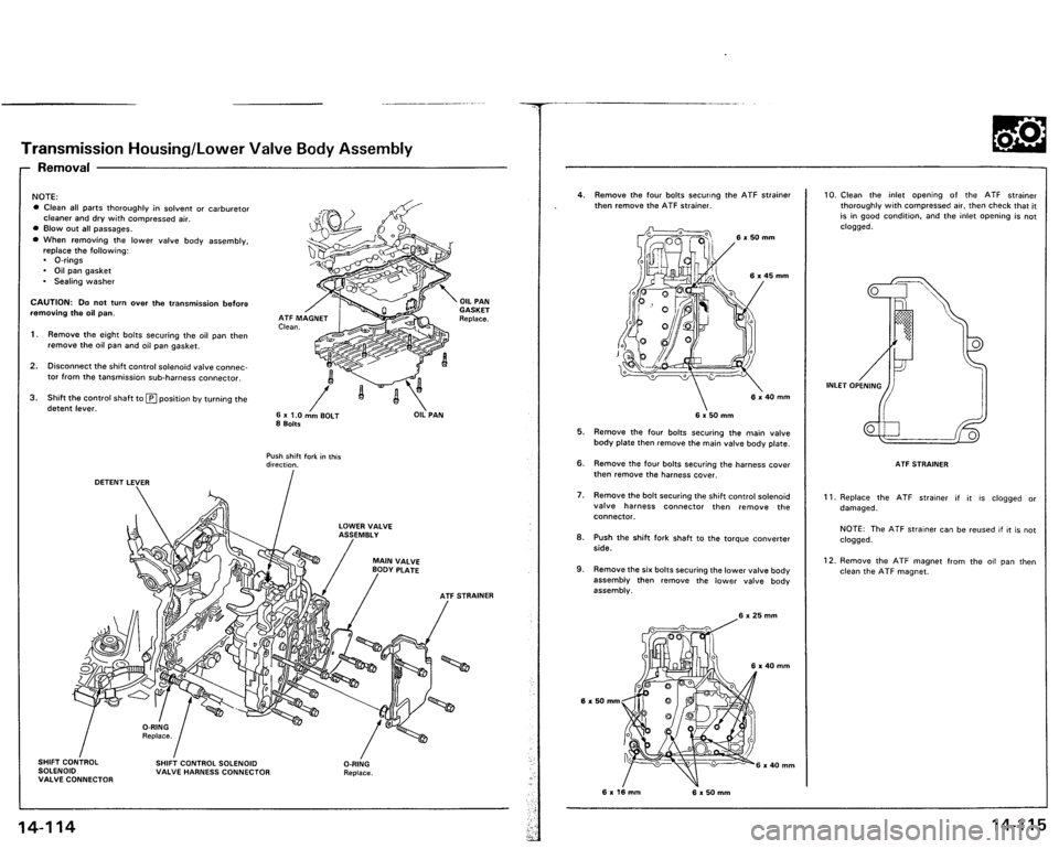 ACURA VIGOR 1993  Service Repair Manual 
