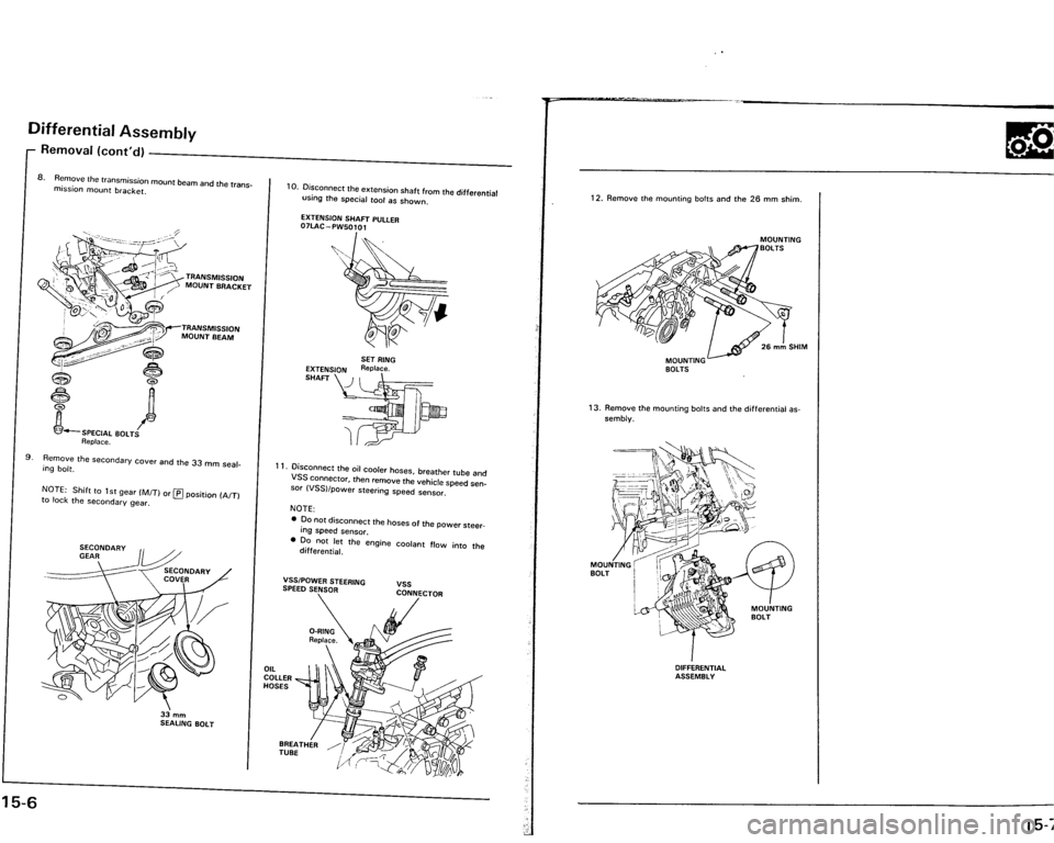 ACURA VIGOR 1993  Service Repair Manual 