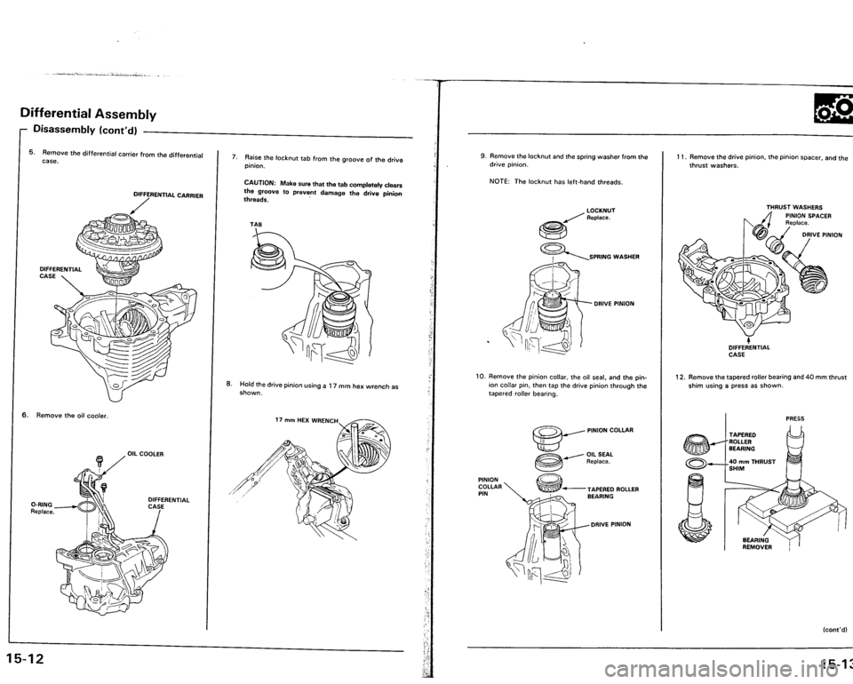 ACURA VIGOR 1993  Service Repair Manual 