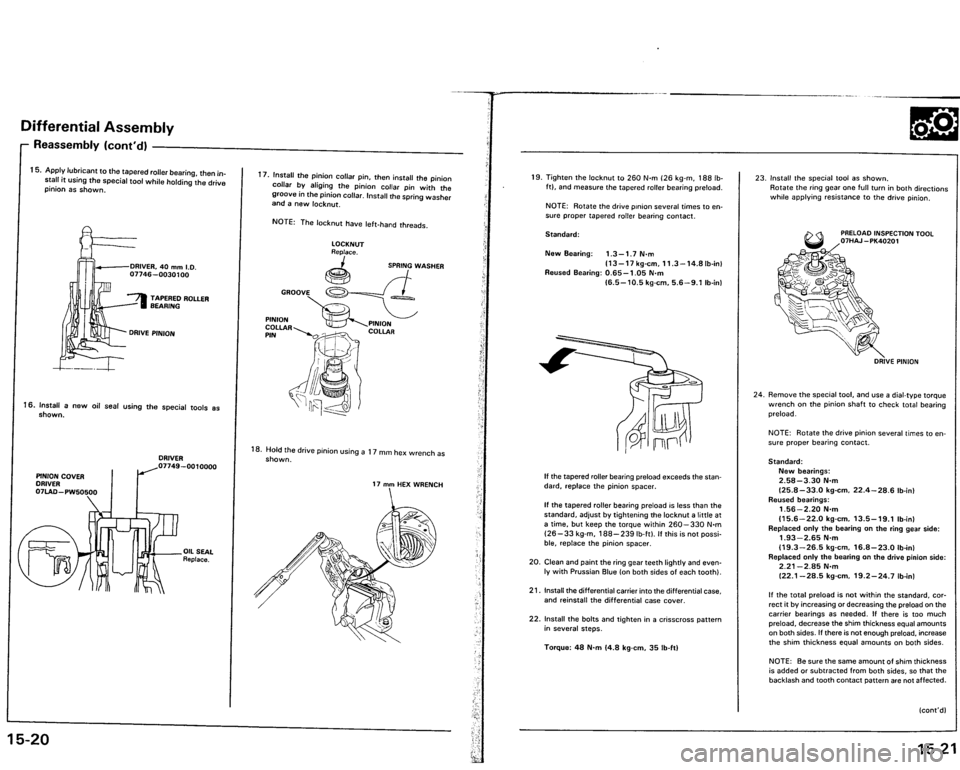 ACURA VIGOR 1993  Service Repair Manual 