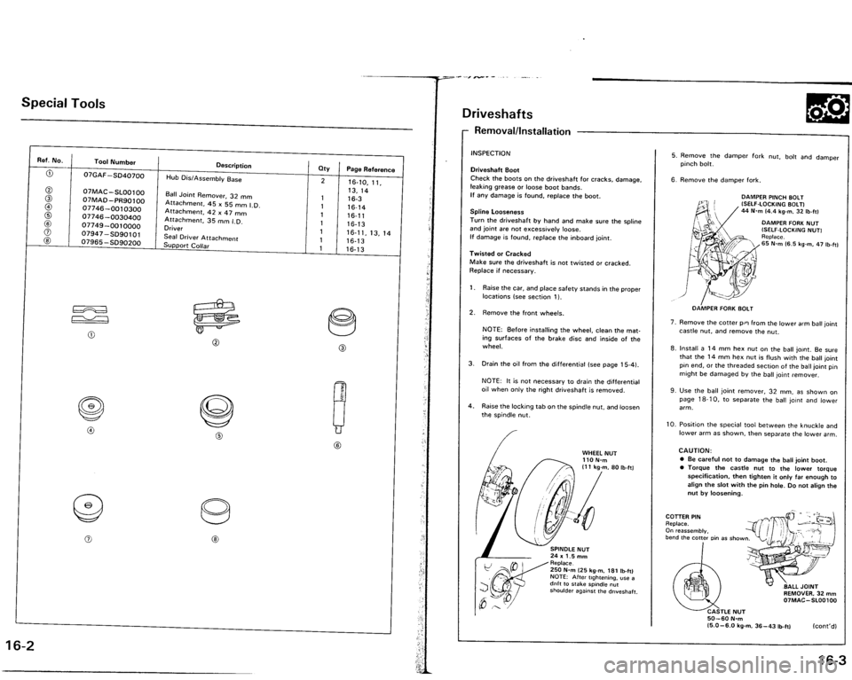 ACURA VIGOR 1993  Service Repair Manual 