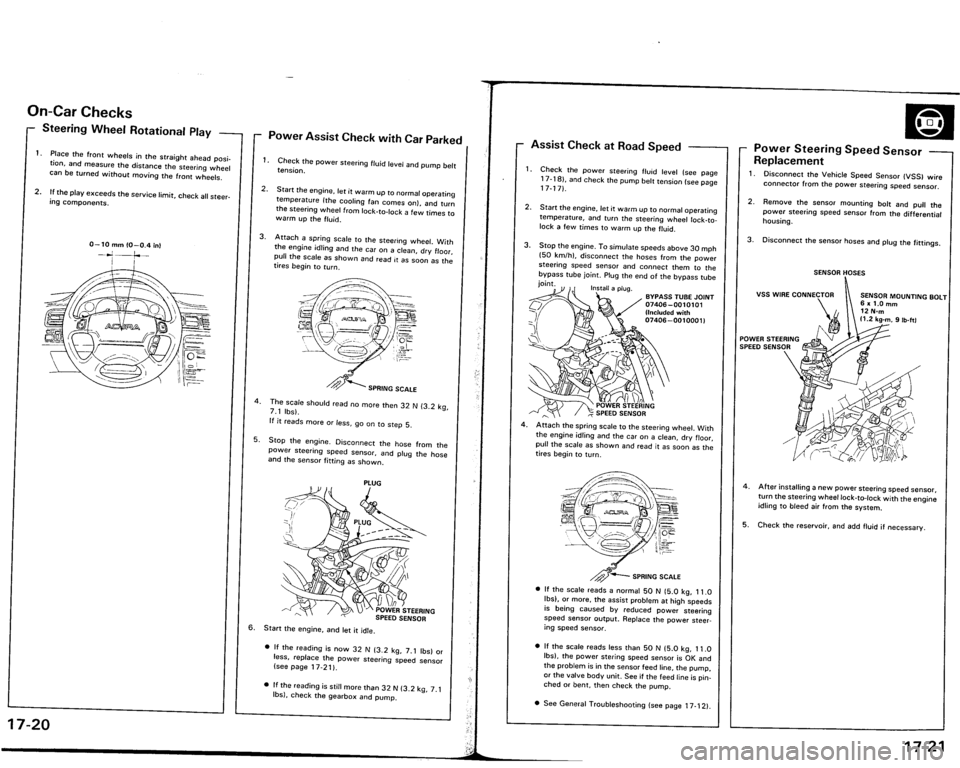 ACURA VIGOR 1993  Service Repair Manual 