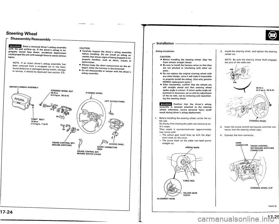 ACURA VIGOR 1993  Service Repair Manual 
