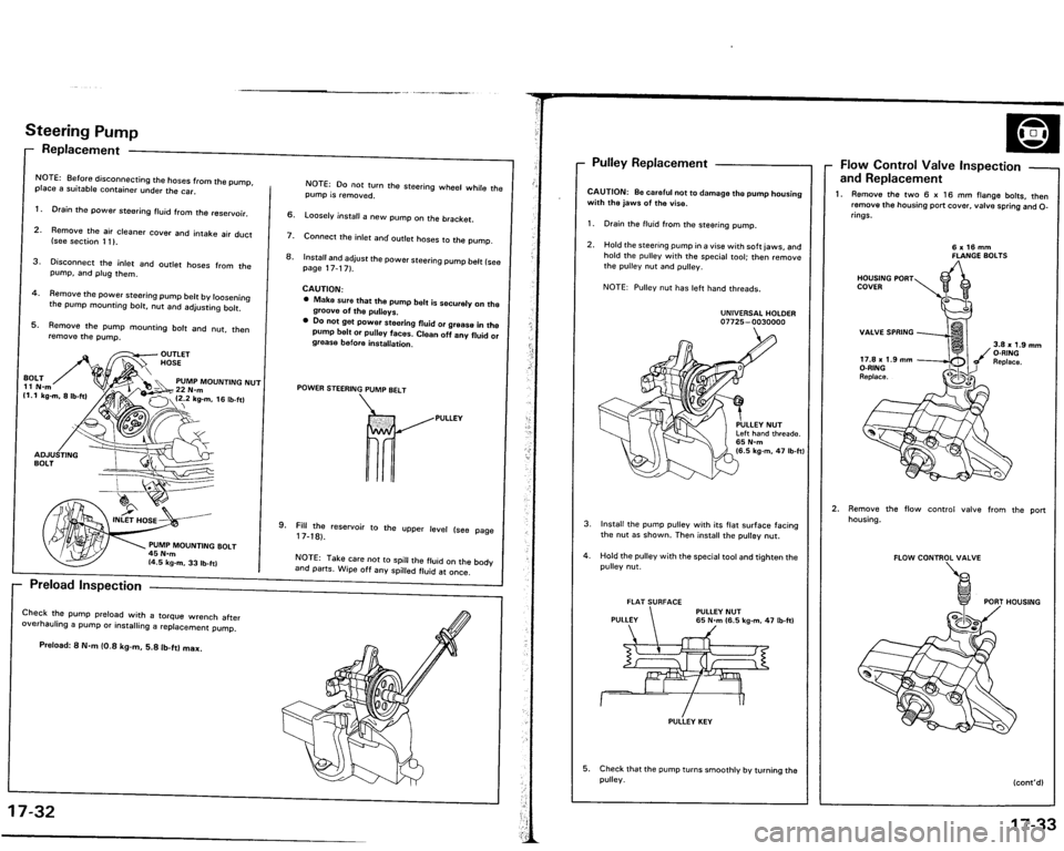 ACURA VIGOR 1993  Service Repair Manual 