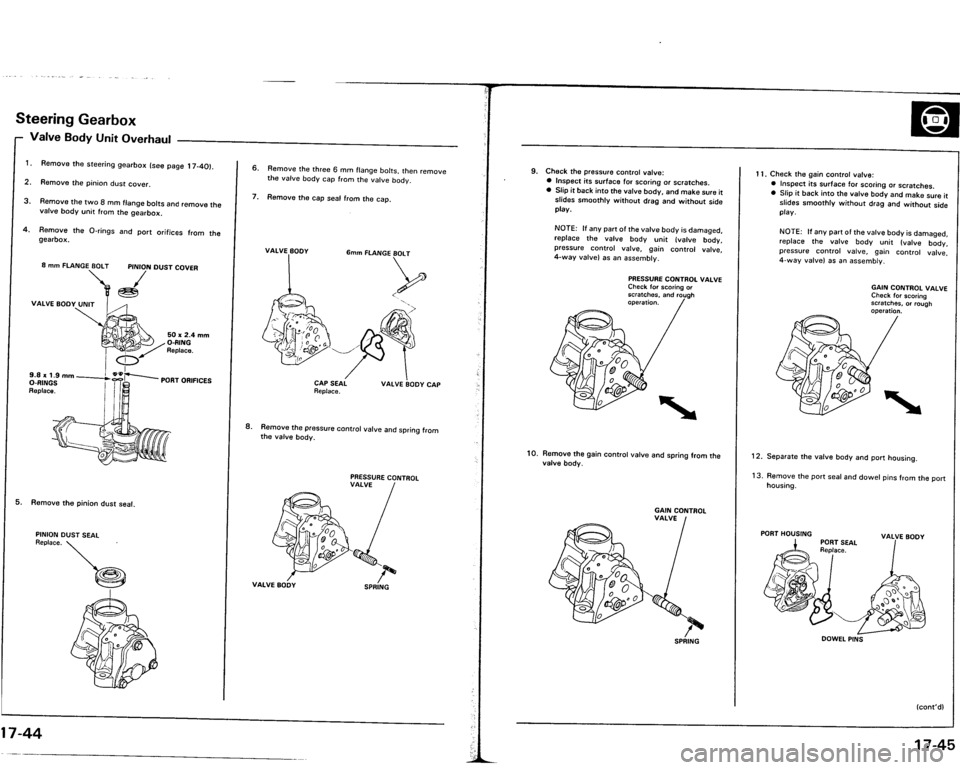 ACURA VIGOR 1993  Service Repair Manual 