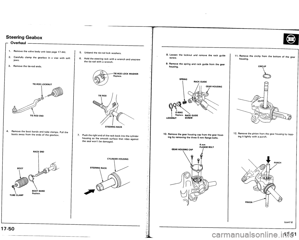 ACURA VIGOR 1993  Service Repair Manual 